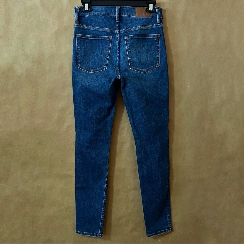 Madewell | 9" Mid-Rise Skinny Jeans in Pendale Wash Stretch Classic Size 26 - Picture 12 of 16
